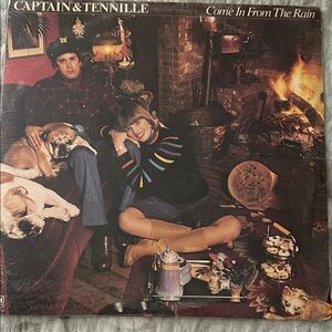 Captain & Tennille Vinyl Record Unopened come in from rain. 1977